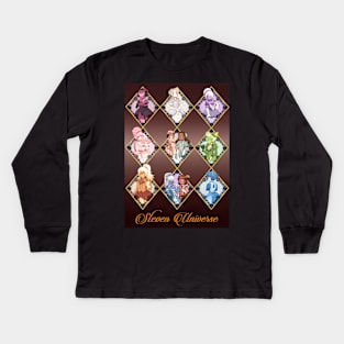 Fancy gems Kids Long Sleeve T-Shirt